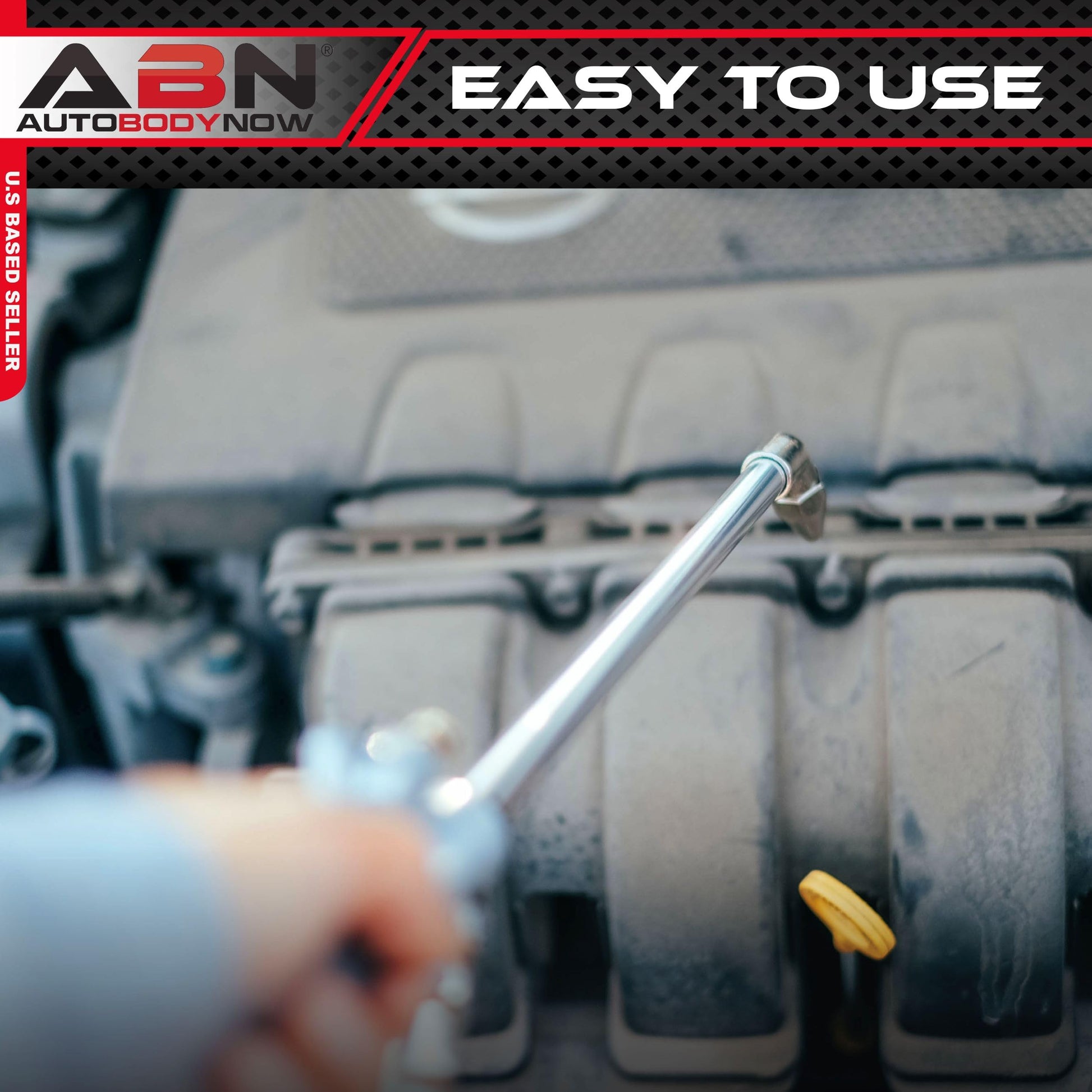 Pistola de Limpieza ABN para Motor con Manguera de Sifón de 4 Pies para Coche