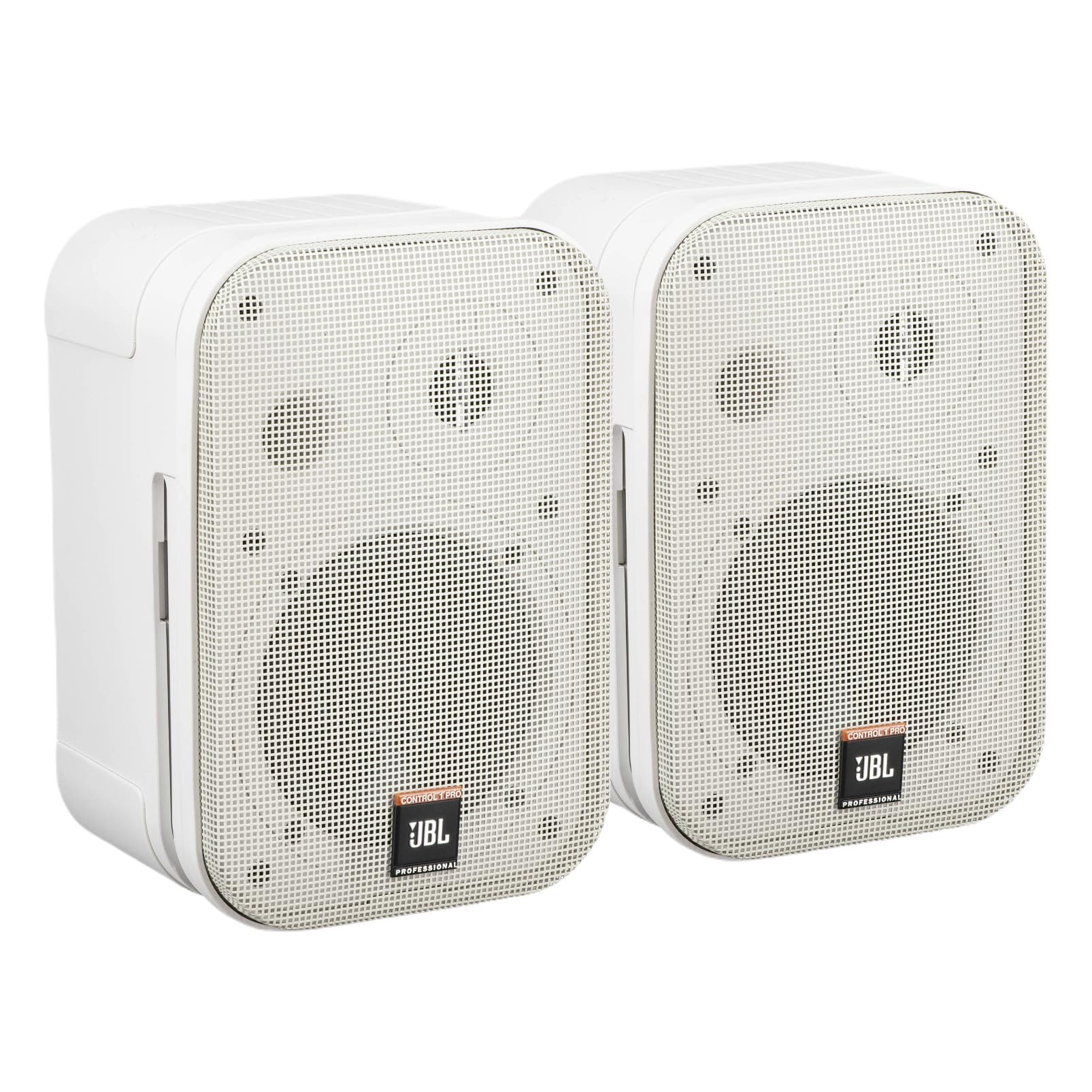 JBL - Sistema de altavoces compacto profesional de 2 vías Professional Control 1 Pro de alto rendimiento, blanco (se vende por pares) - C1PRO-WH