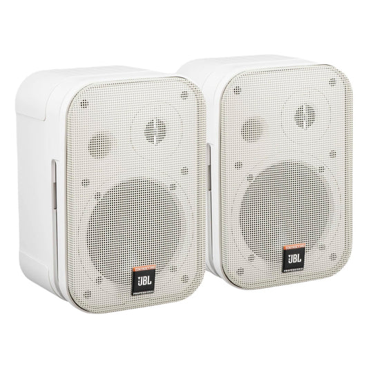 JBL - Sistema de altavoces compacto profesional de 2 vías Professional Control 1 Pro de alto rendimiento, blanco (se vende por pares) - C1PRO-WH