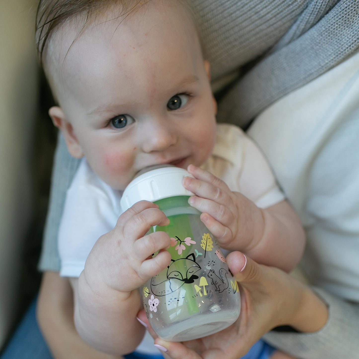 Biberón de Cuello Ancho Dr. Brown’s Natural Flow Anti-Colic Woodland para Bebé 5 oz 2-Pack