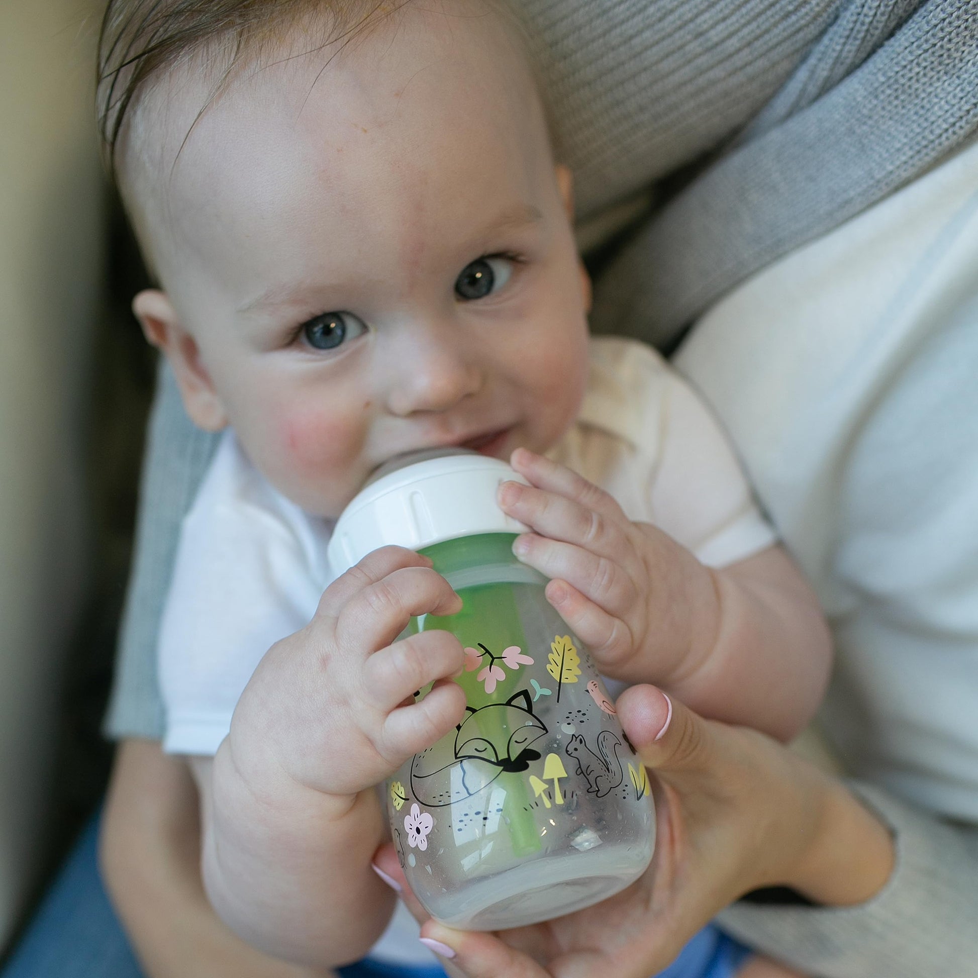 Biberón de Cuello Ancho Dr. Brown’s Natural Flow Anti-Colic Woodland para Bebé 5 oz 2-Pack