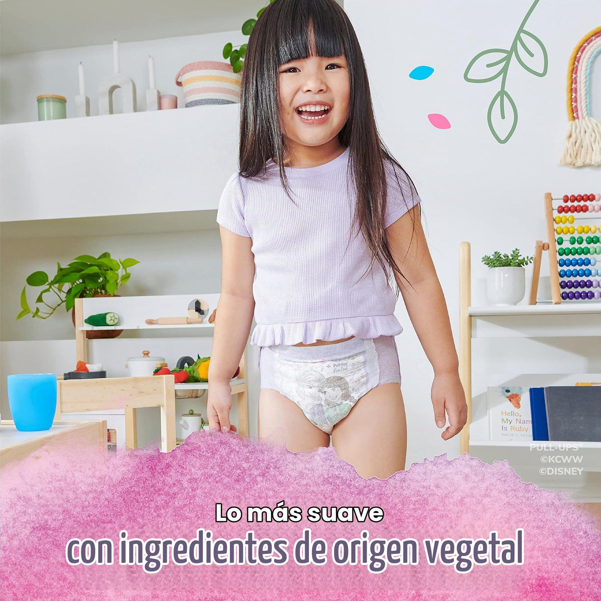 Pull-Ups New Leaf - Pantalones de entrenamiento para niñas (3T-4T, 16 unidades)