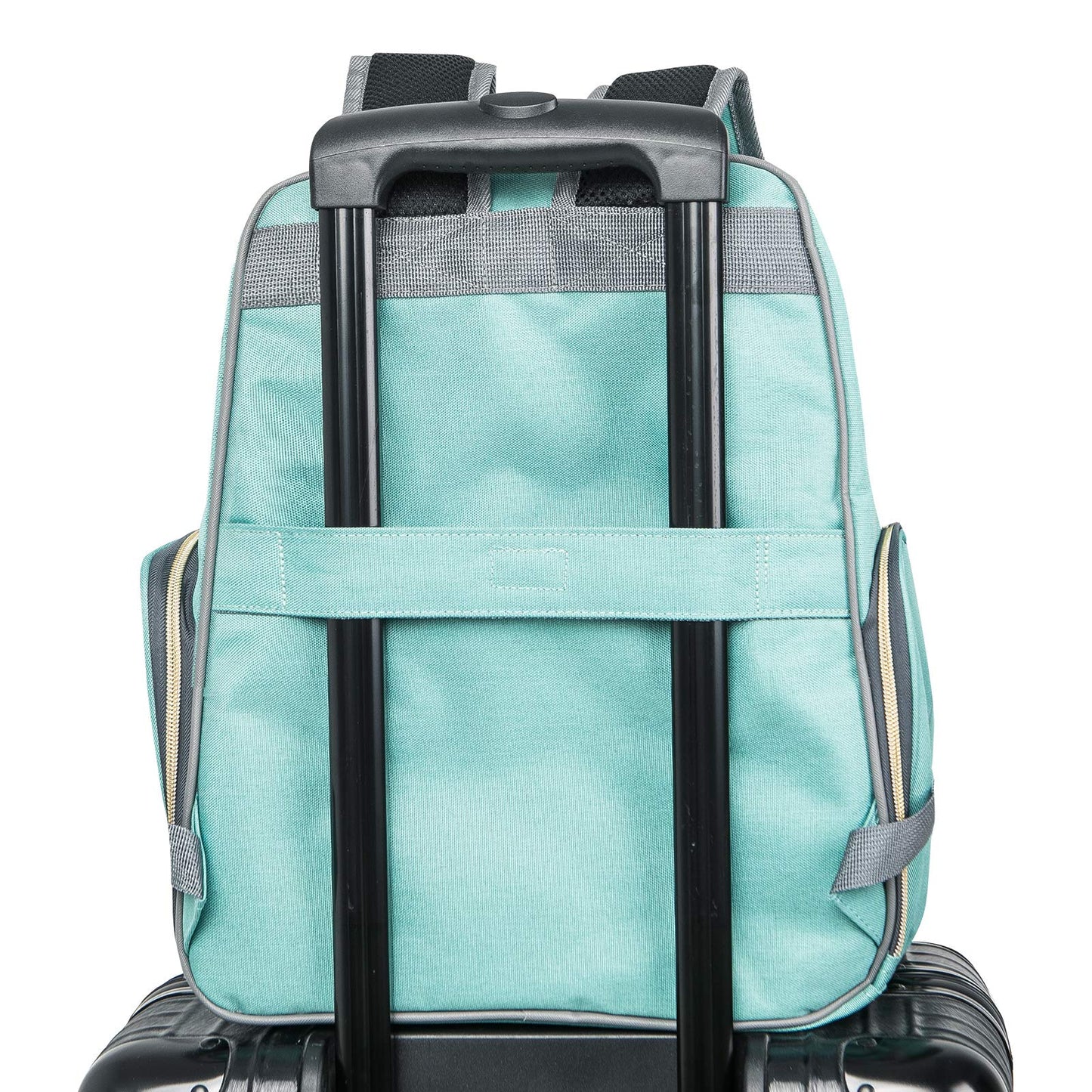 Mochila de extracción de leche para pañales, mochila multifunción para trabajo al aire libre con bolsillo aislante, forro polar verde con licencia oficial de star wars silent one crew., L