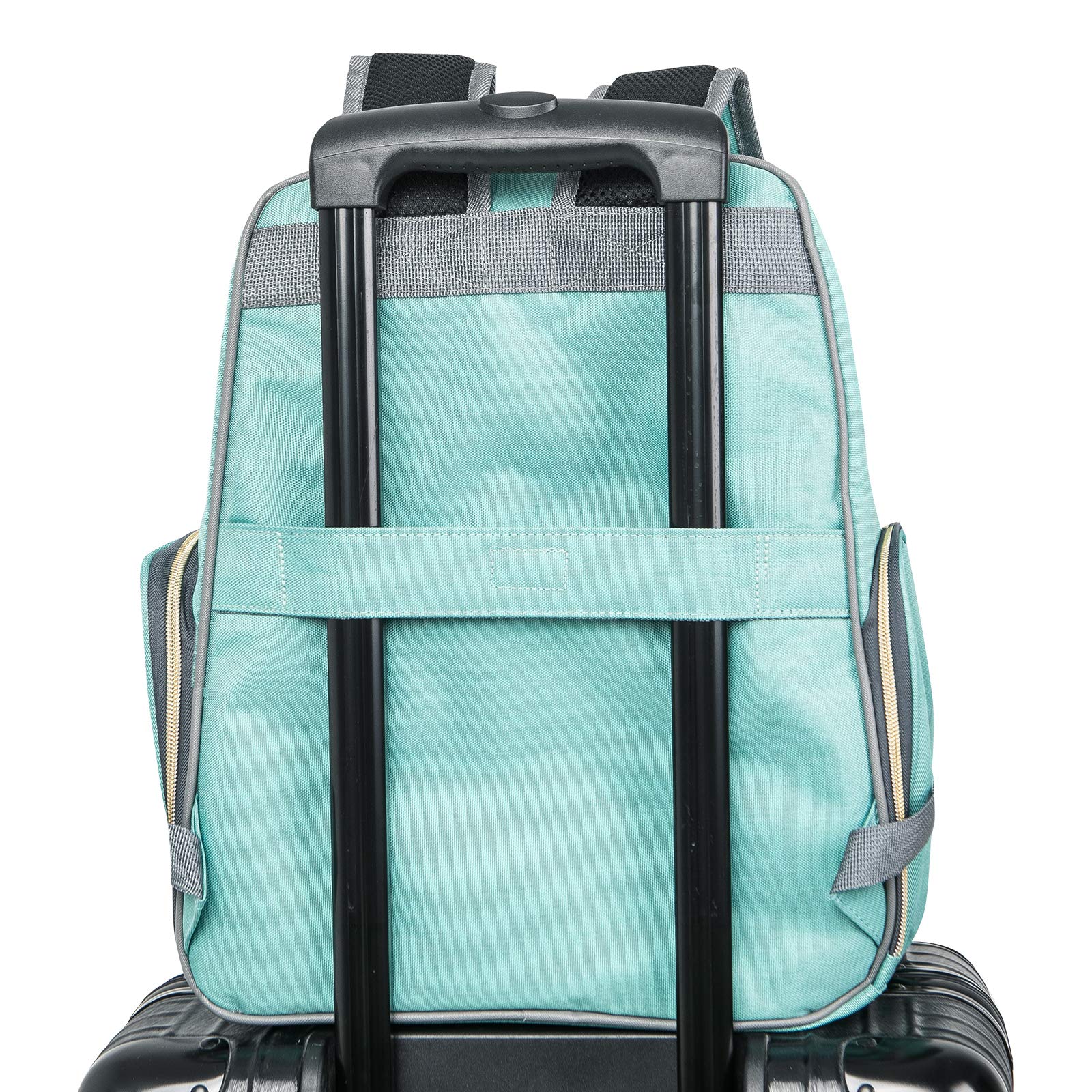 Mochila de extracción de leche para pañales, mochila multifunción para trabajo al aire libre con bolsillo aislante, forro polar verde con licencia oficial de star wars silent one crew., L