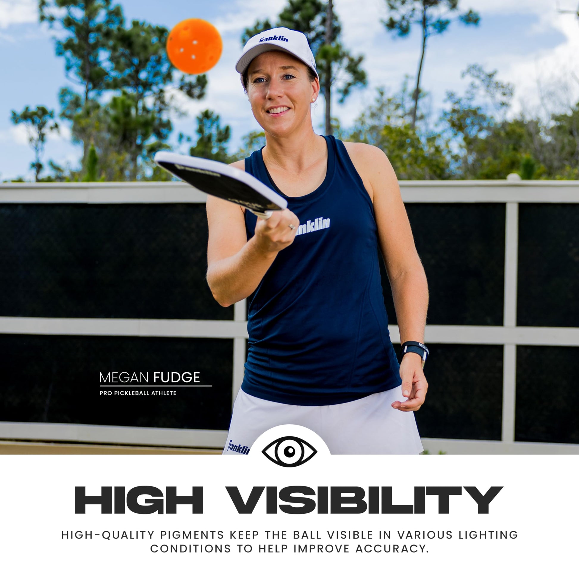 Franklin Sports - Bolas de Pickleball X-40 para Exteriores, aprobadas por Estados Unidos (USAPA) - Paquete de 3 Pickleballs Exteriores - Lava - Bola Abierta de Estados Unidos
