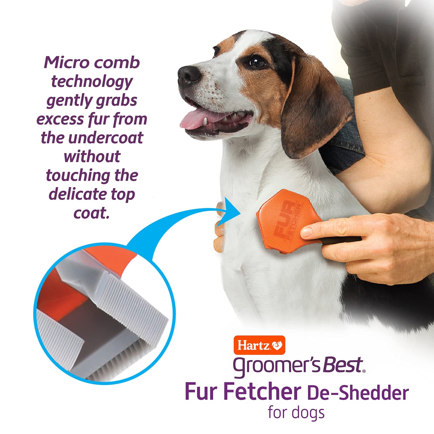 Hartz Groomer's Best Fur Fetcher - Cepillo para perro