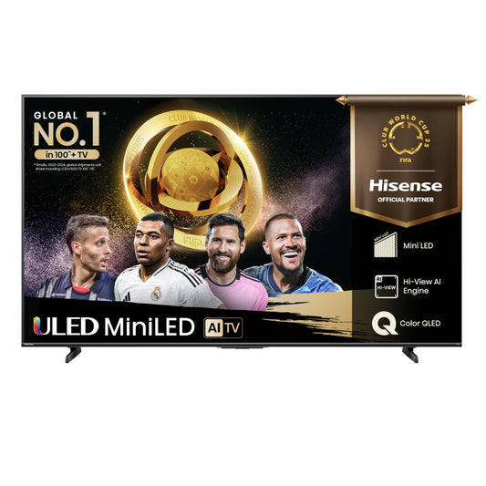 Hisense Television QD7QFM (último Modelo) Pantalla 55 Pulgadas,Mini-LED Smart Fire TV UHD 4K,Control Remoto por Voz con Alexa,Hi-View AI Engine,Modo de Juego Plus,Dolby Vision·Atmos