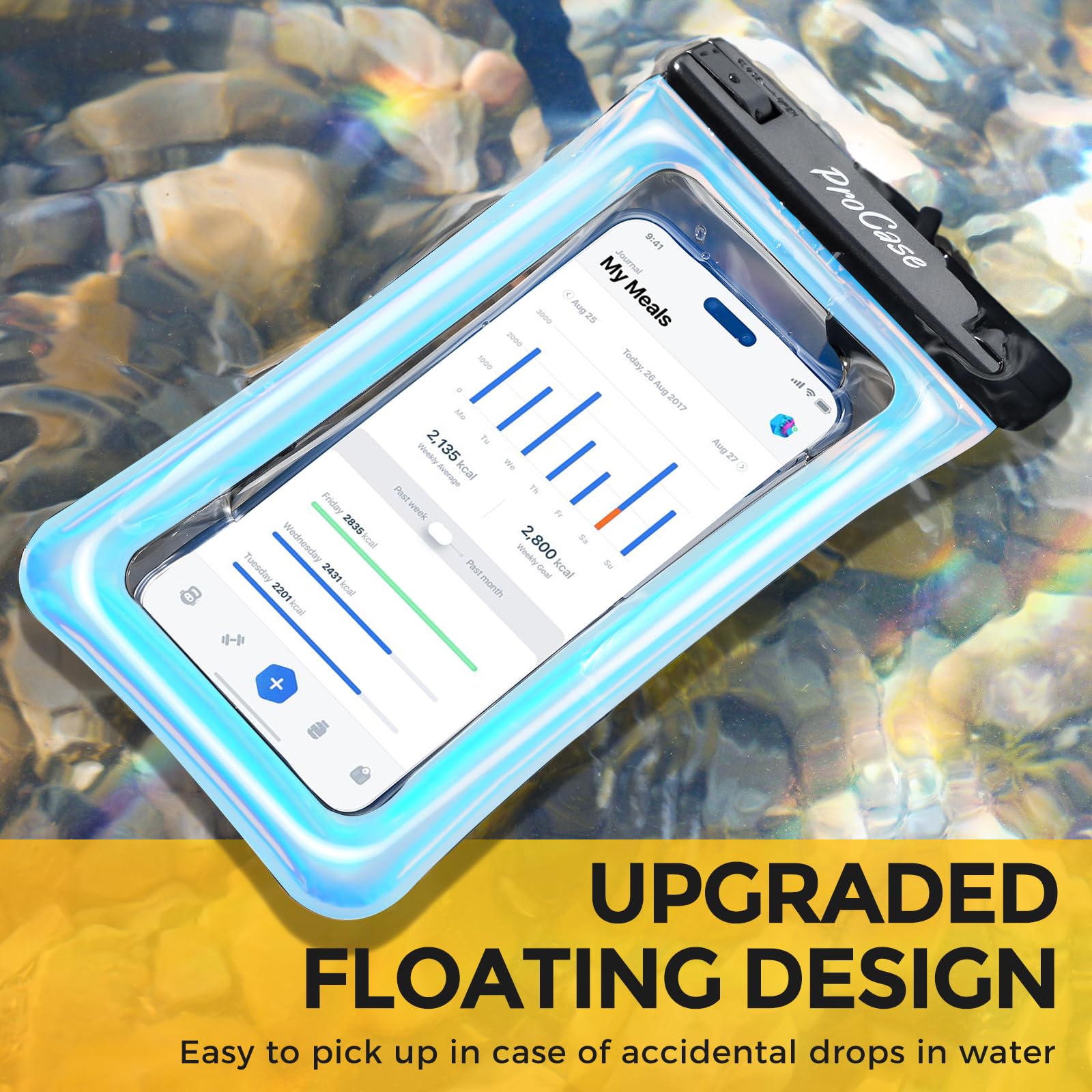 Funda Impermeable ProCase Colorido hasta 7 Pulgadas Universal