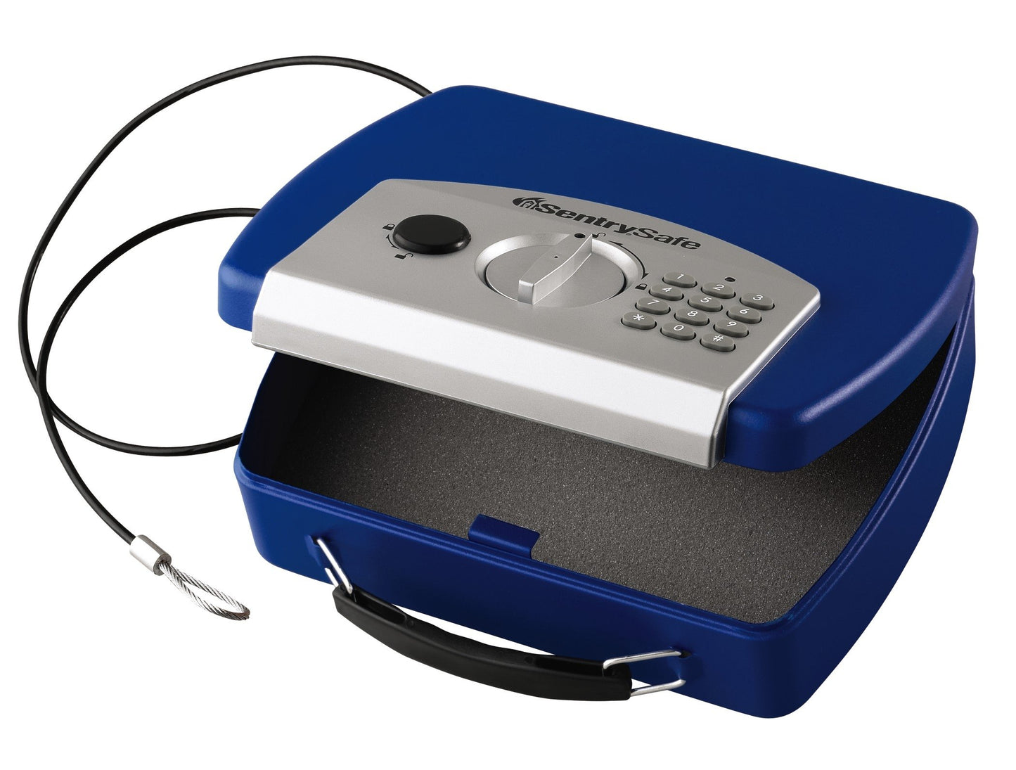 Caja de Seguridad SentrySafe Negra pequeña con Teclado Digital para Joyas y Dinero