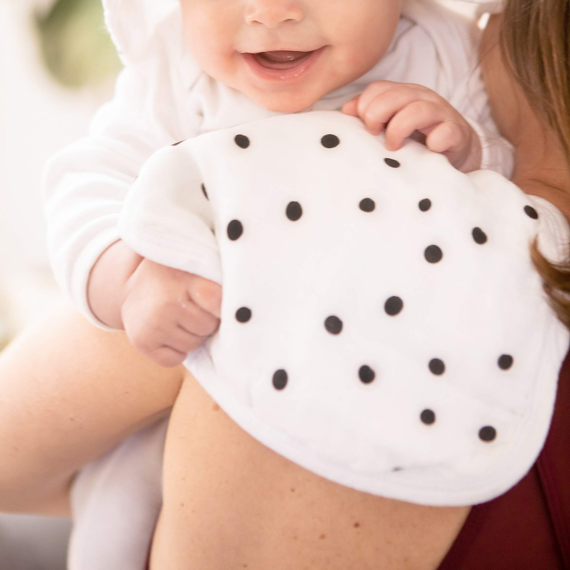 Bebe au Lait Oh So Soft - Juego de tela de muselina para bebé, Saguaro y Dottie