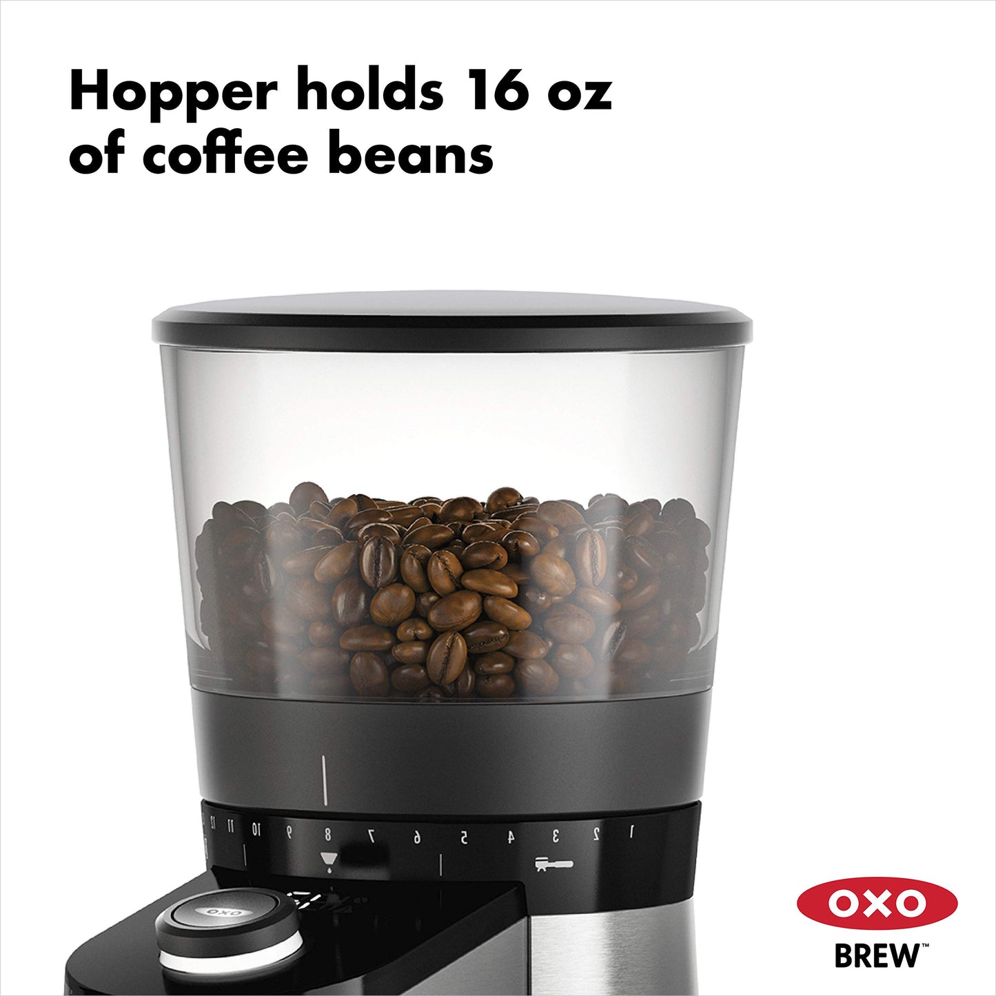 Molinillo de Café Cónica Burr OXO con Escala Integrada