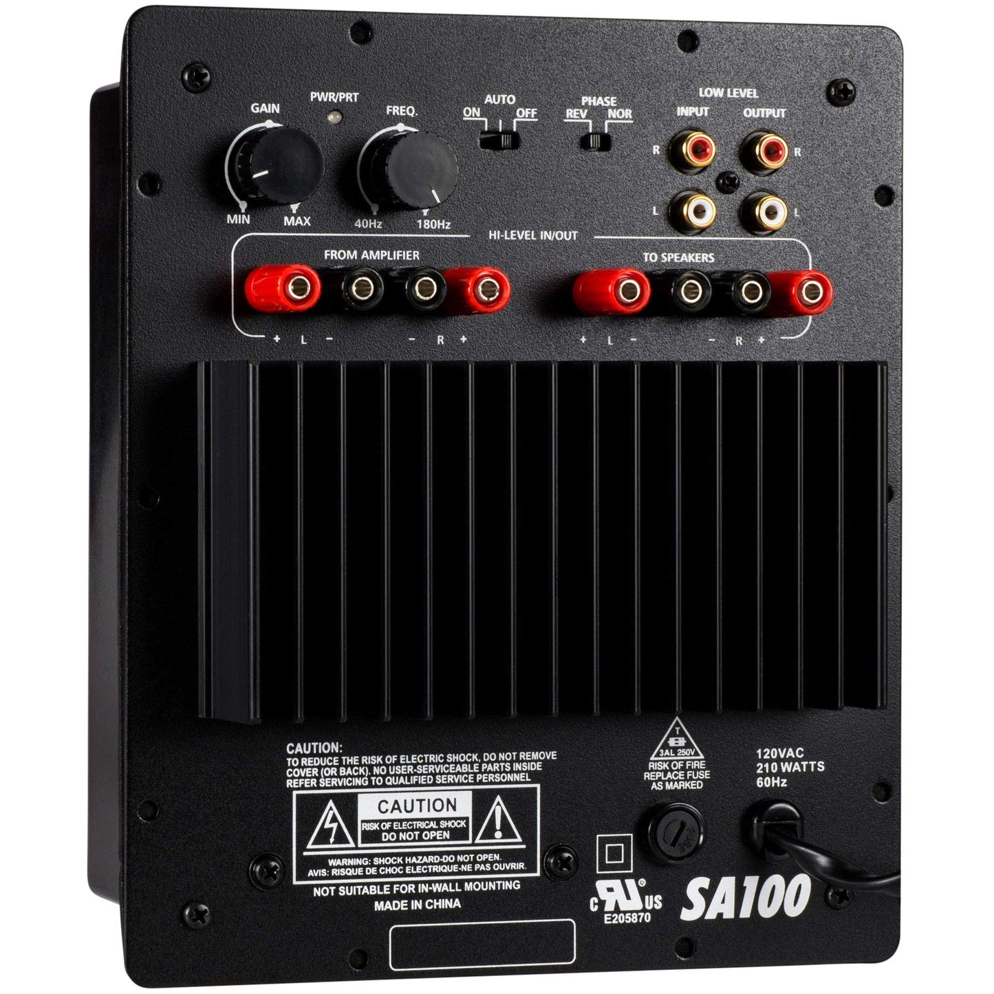 Dayton Audio 300-802 Subwoofer Plate Amplifier, 100 Watts