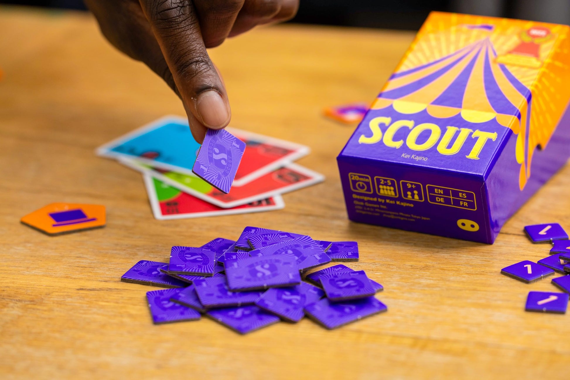 Juego de Cartas Oink Games Scout estratégico portátil