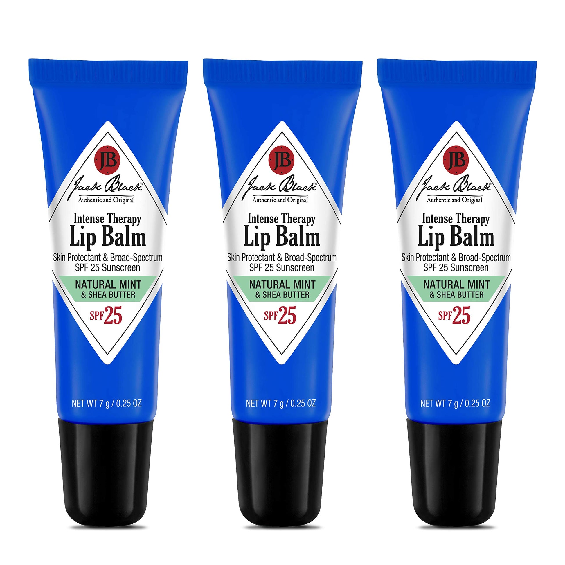 JACK BLACK - Bálsamo labial terapia intensiva SPF 25 - Antioxidantes de té verde, protección UVA y UVB de amplio espectro