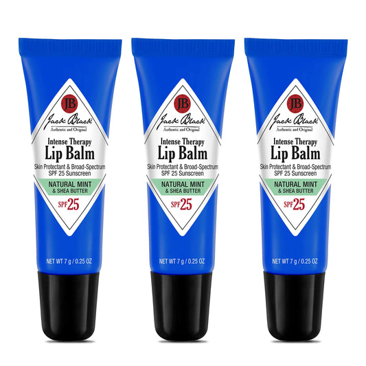 JACK BLACK - Bálsamo labial terapia intensiva SPF 25 - Antioxidantes de té verde, protección UVA y UVB de amplio espectro