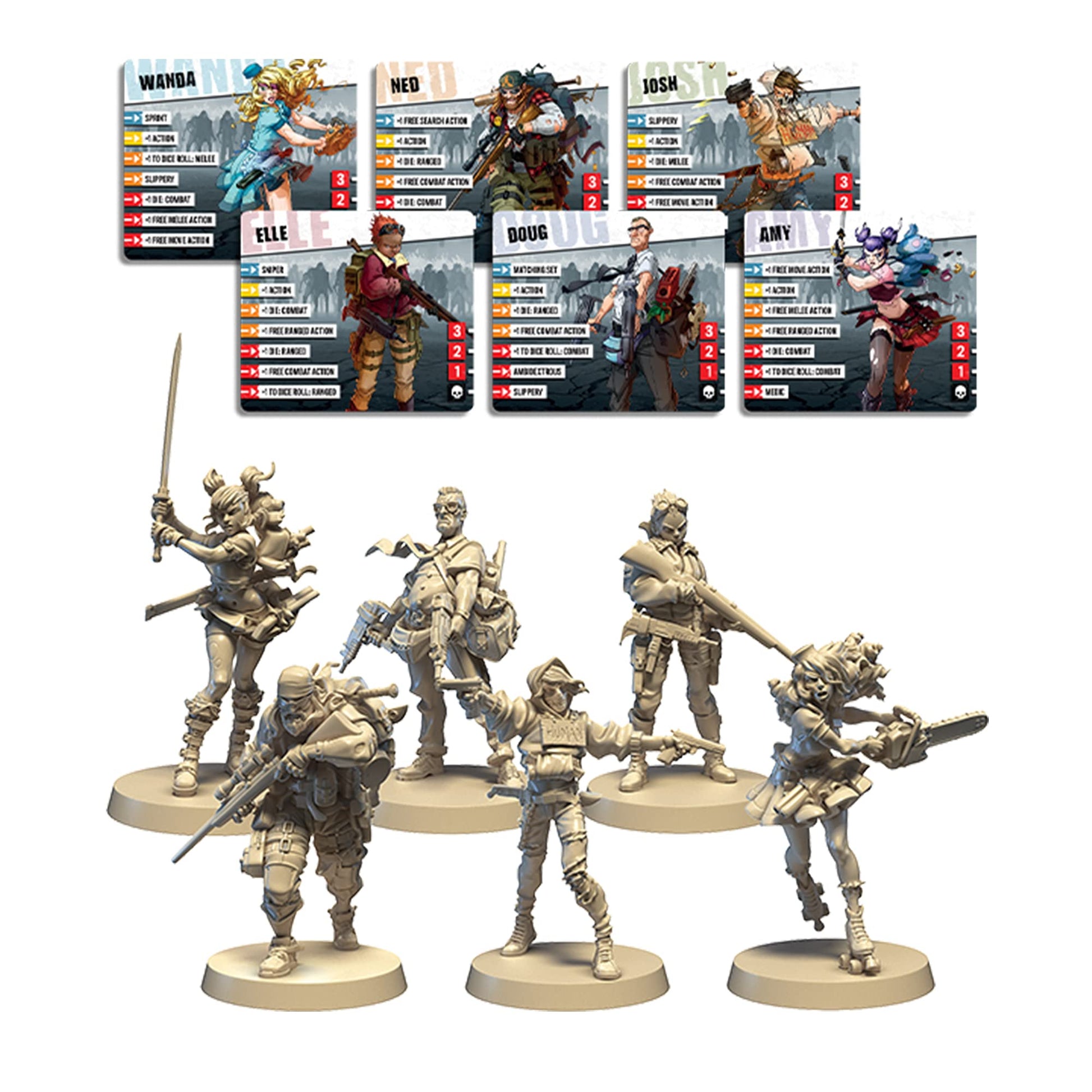 CMON - Segunda edición de Zombicide | Juego de zombis | Juego de mesa cooperativo de miniaturas | Juego de mesa de aventuras de terror | Mayores de 14 años | Para 1 a 6 jugadores | Tiempo promedio de juego de 60 minutos
