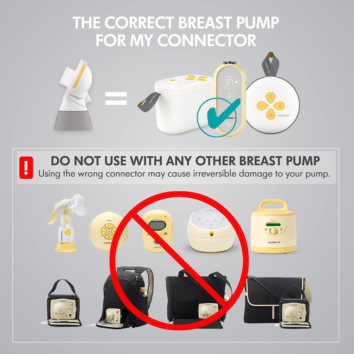 Conectores Medela PersonalFit Flex Transparente Compatibles con Bombas MaxFlow y Freestyle Extractor de Leche