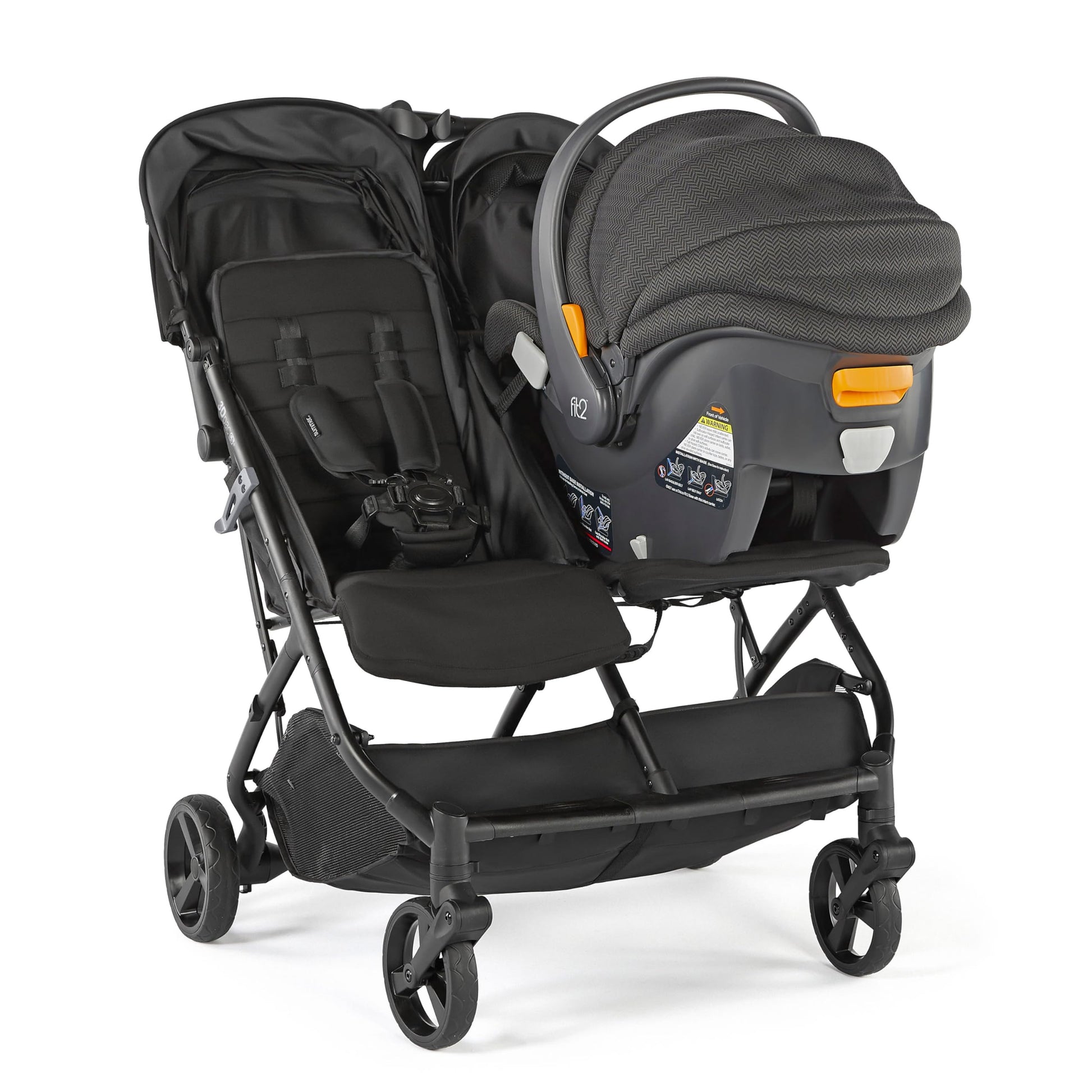 Cochecito Doble Summer Infant Negro Compacto y Plegable