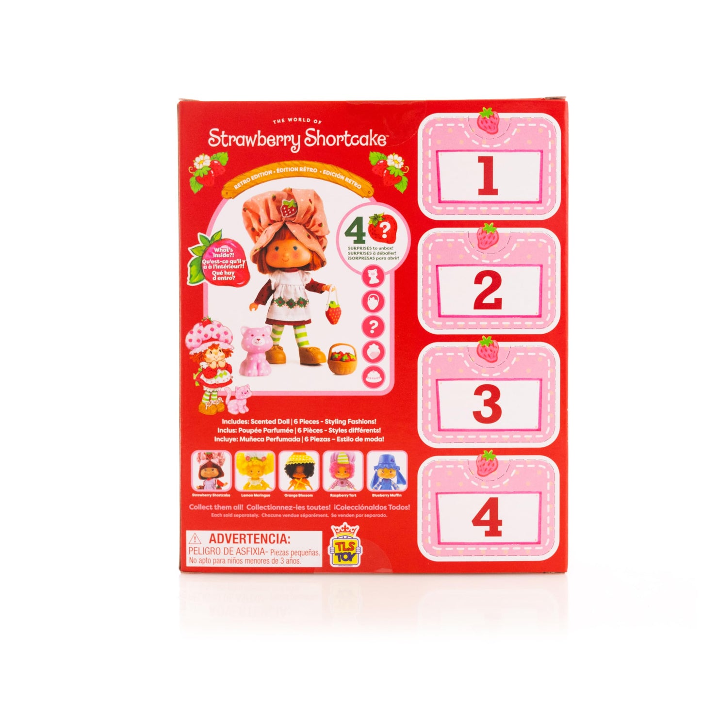 Muñeca de Moda The Loyal Subjects Strawberry Shortcake Fresa Shortcake edición limitada con Accesorios Sorpresa para Mujer
