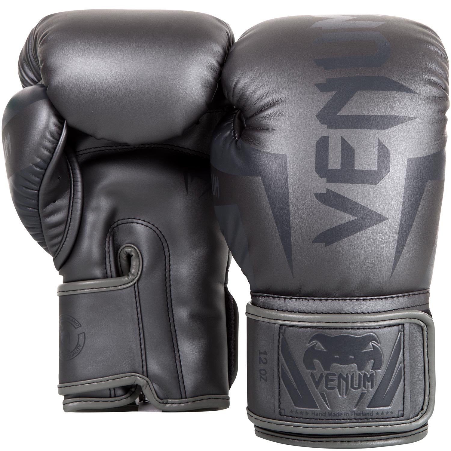 Guantes de Boxeo Venum Elite gris para Hombre