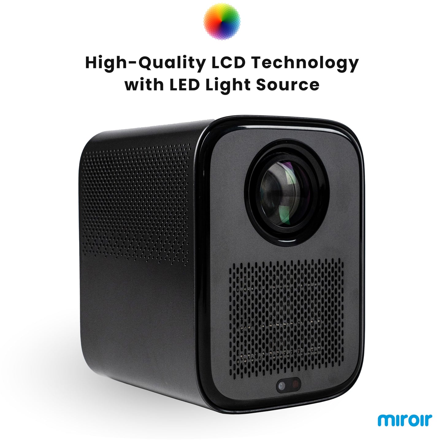 Proyector Inteligente L710S 1080p con transmisión integrada, WiFi y Bluetooth. Disfruta de imágenes increíbles con Enfoque automático y Keystone. Zoom Digital y Sonido Dolby con 2 Altavoces de 5
