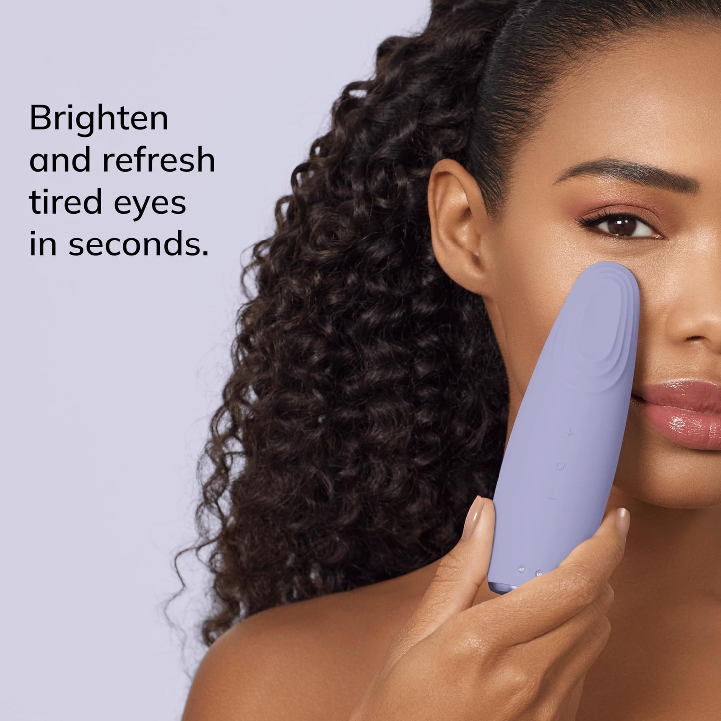 GESKE | SmartAppGuided™ Warm & Cool Eye Energizer | 6 en 1 | Masajeador de ojos | Masajeador anti ojeras | Eliminar bolsas y párpados caídos | Masaje ocular eléctrico