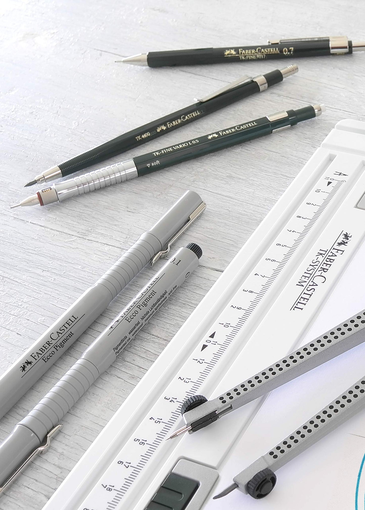Lápiz Retractable Faber-Castell Negro TK 9400 4B