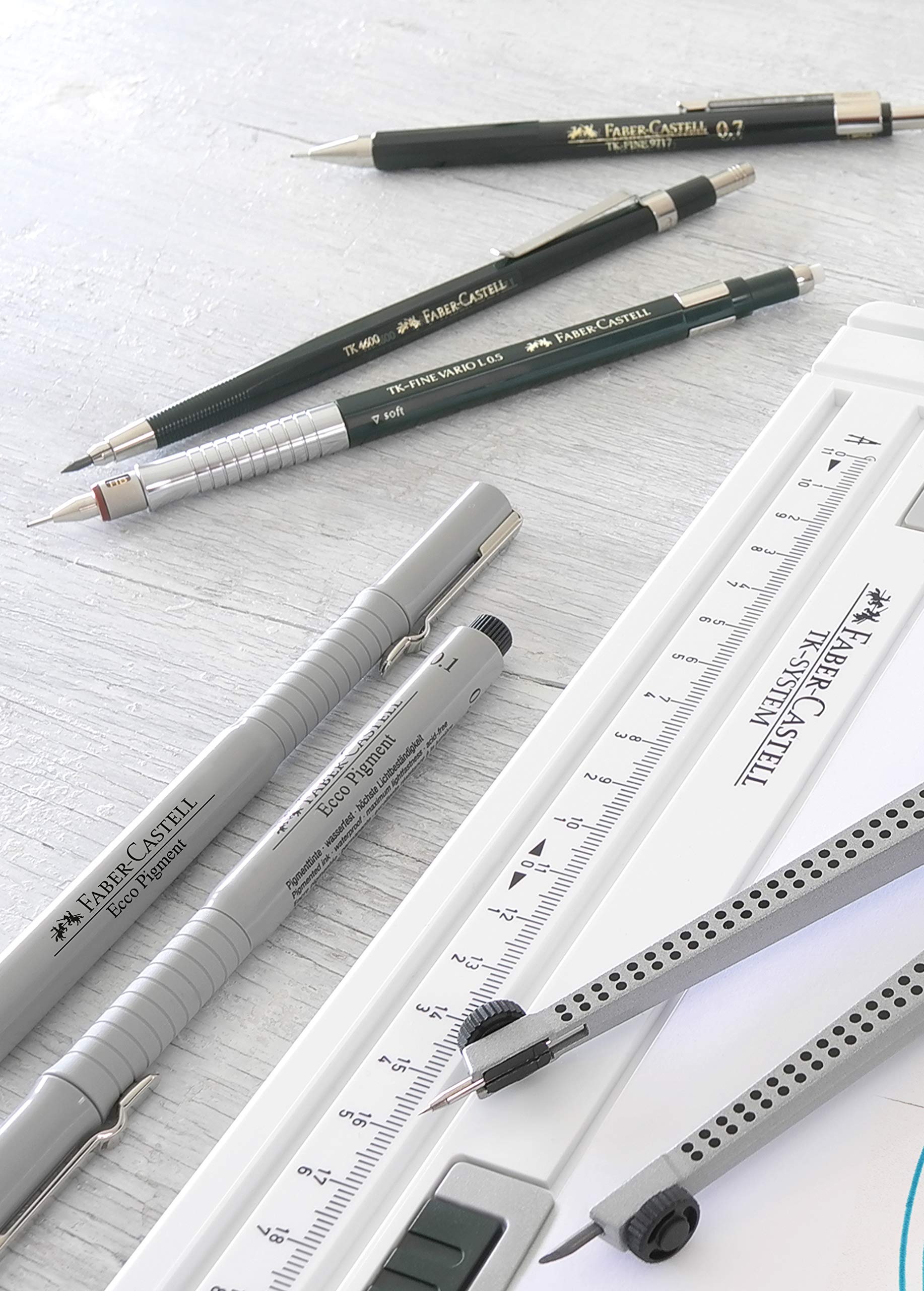Lápiz Retractable Faber-Castell Negro TK 9400 4B