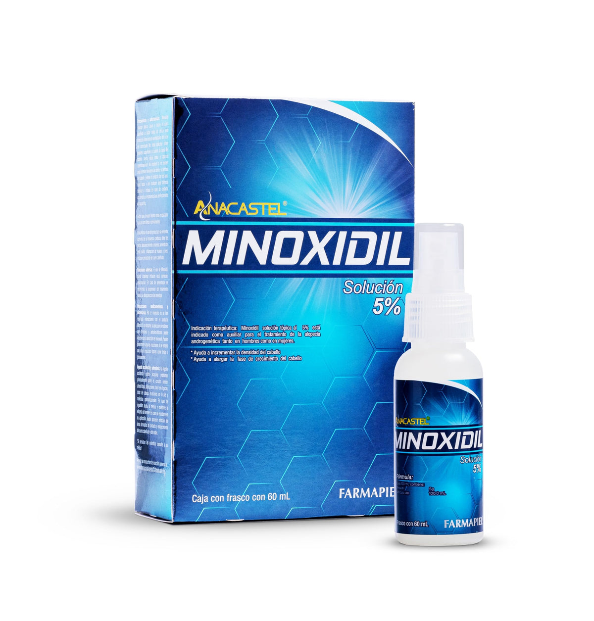 Spray Anticaída Anacastel Minoxidil 5% 60 ml