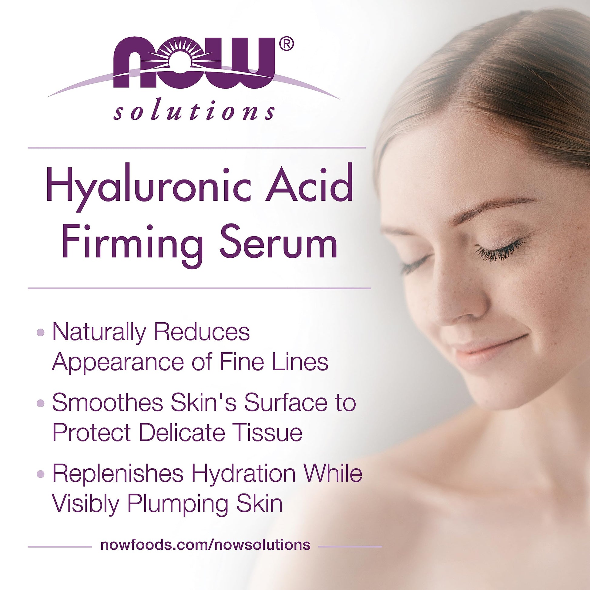 NOW Hyaluronic Acid Firming Serum,1-Ounce