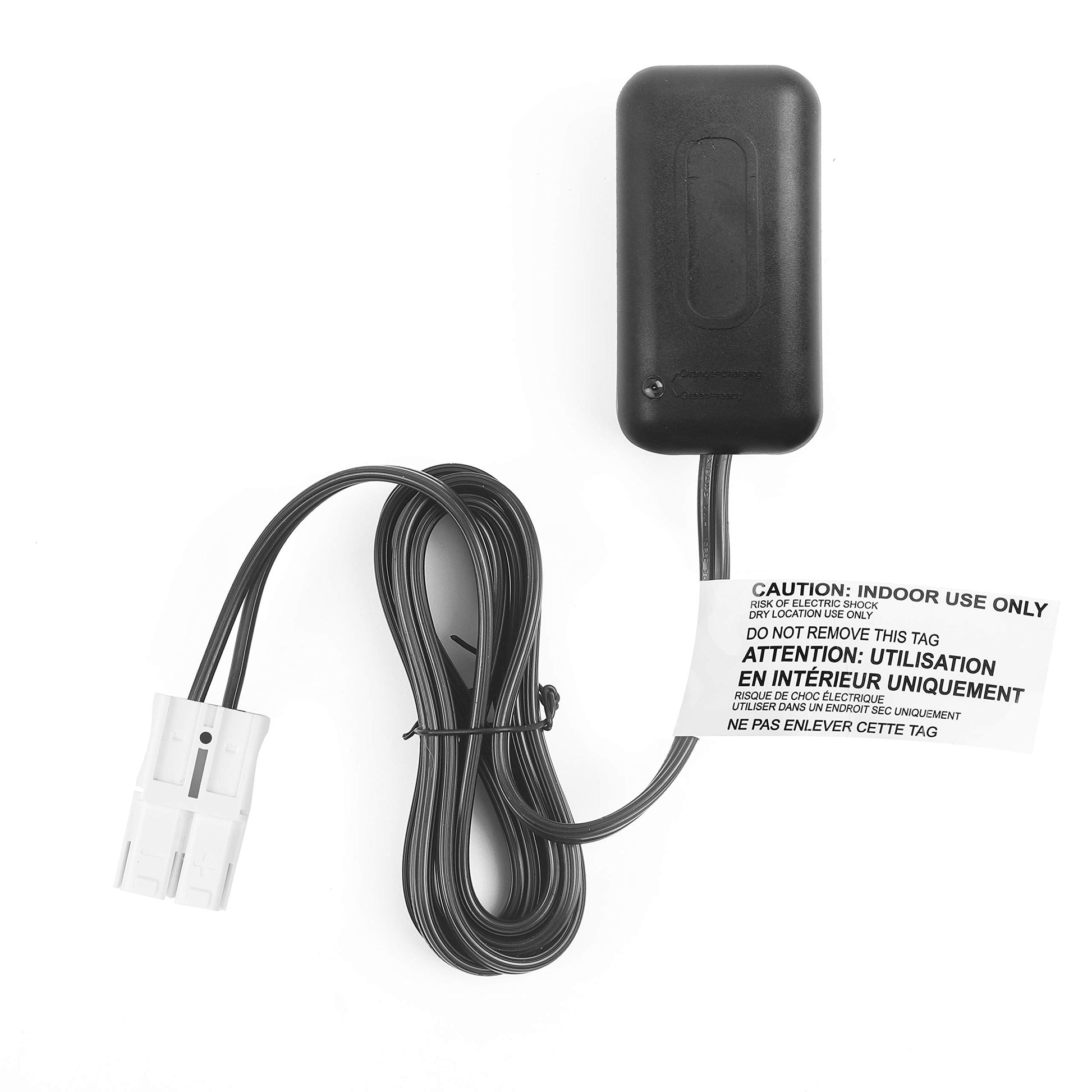 Cargador de coche para niños de 12 V con enchufe blanco, cargador de batería de 12 voltios para Rollplay GMC Truck Mercedes Coupe Storm UTV Wal-Mart Ride On Car