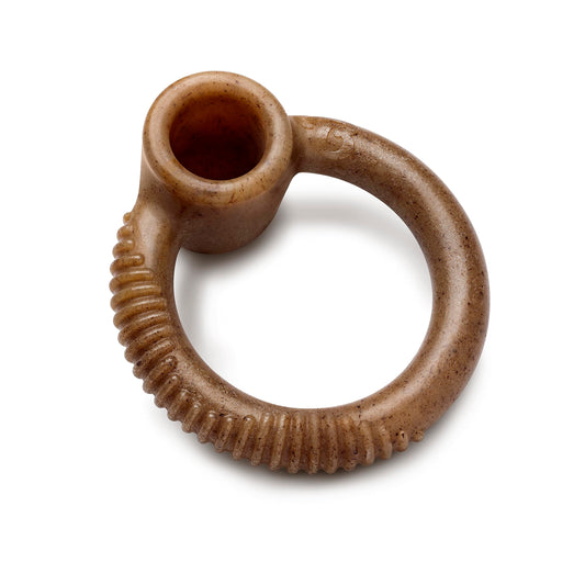Benebone Ring - Juguete masticable Duradero para Perros masticables agresivos, Tocino Real, Fabricado en Estados Unidos, pequeño