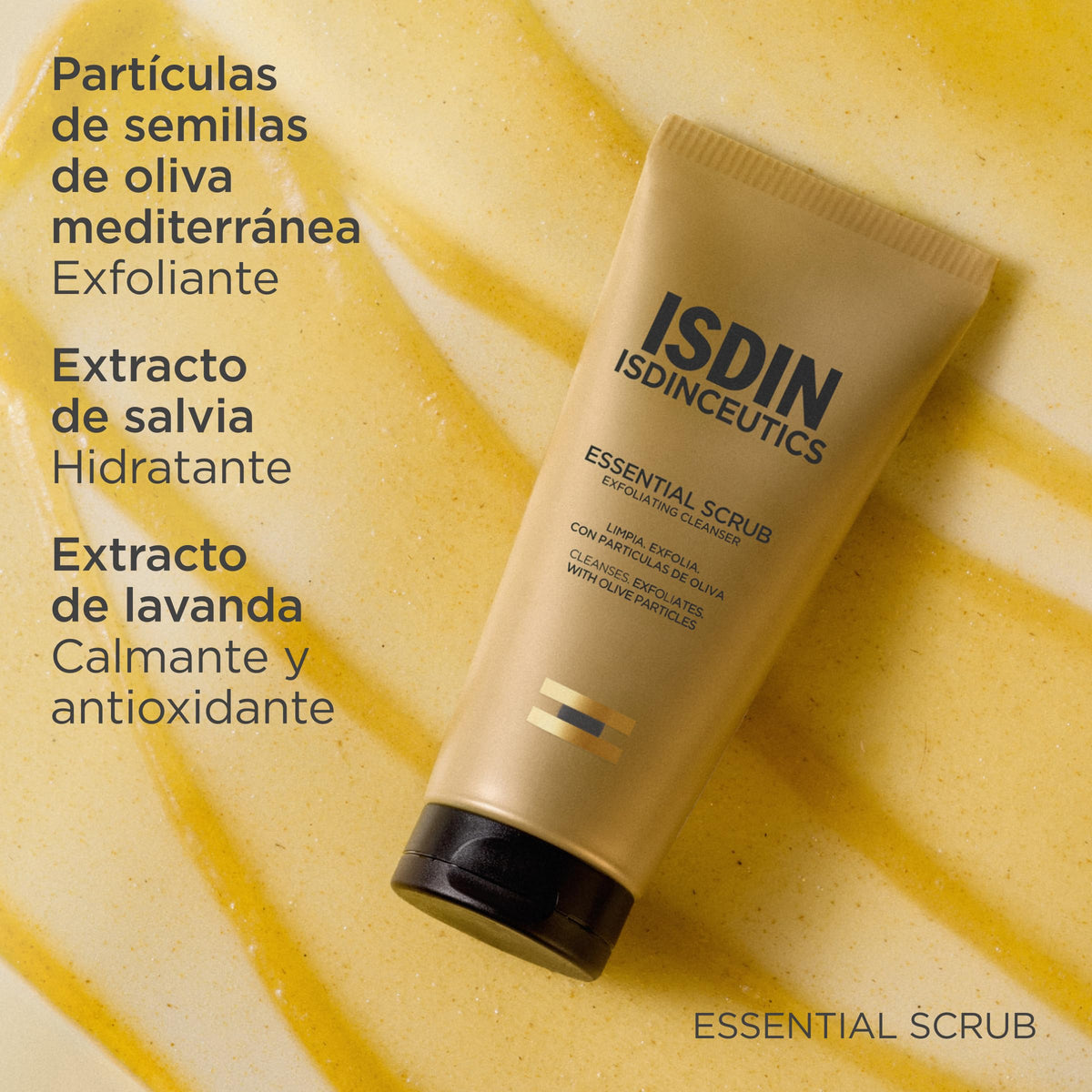 ISDIN Isdinceutics Essential Scrub La Eficacia de un Exfoliante, la Suavidad de un Gel, 100 g