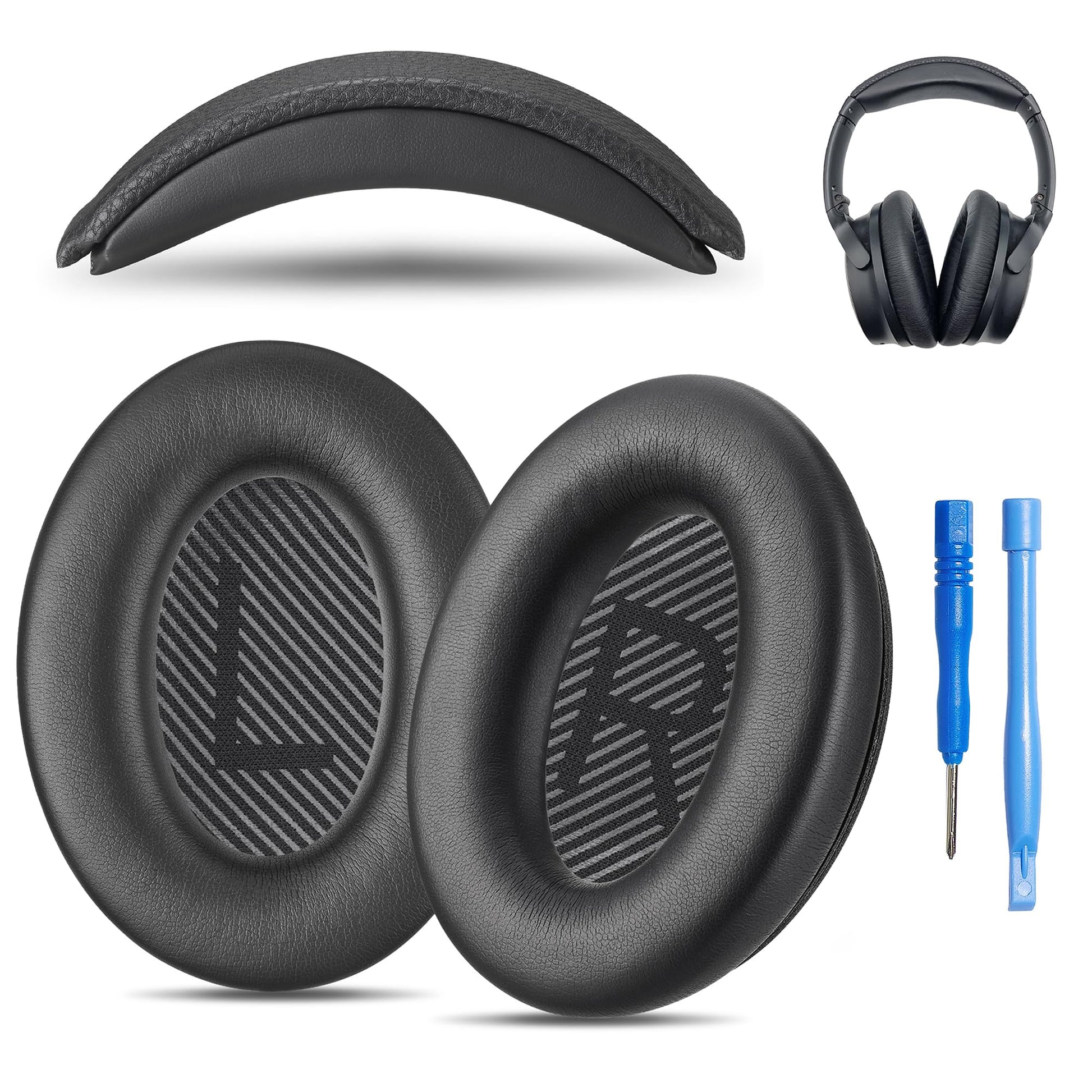 Bose QuietComfort (edición 2023), QC45, QCSE, QC35, QC35 II Combo Pack (AHG-QC-2023-BLACK-COMBO)