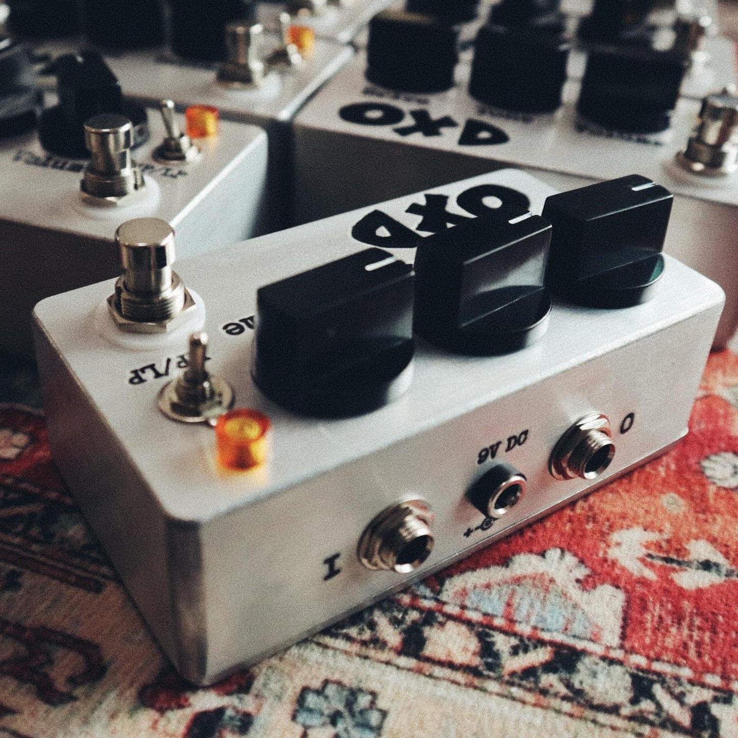 Pedal Overdrive Hecho a Mano Brillante y Plano para Guitarra Eléctrica