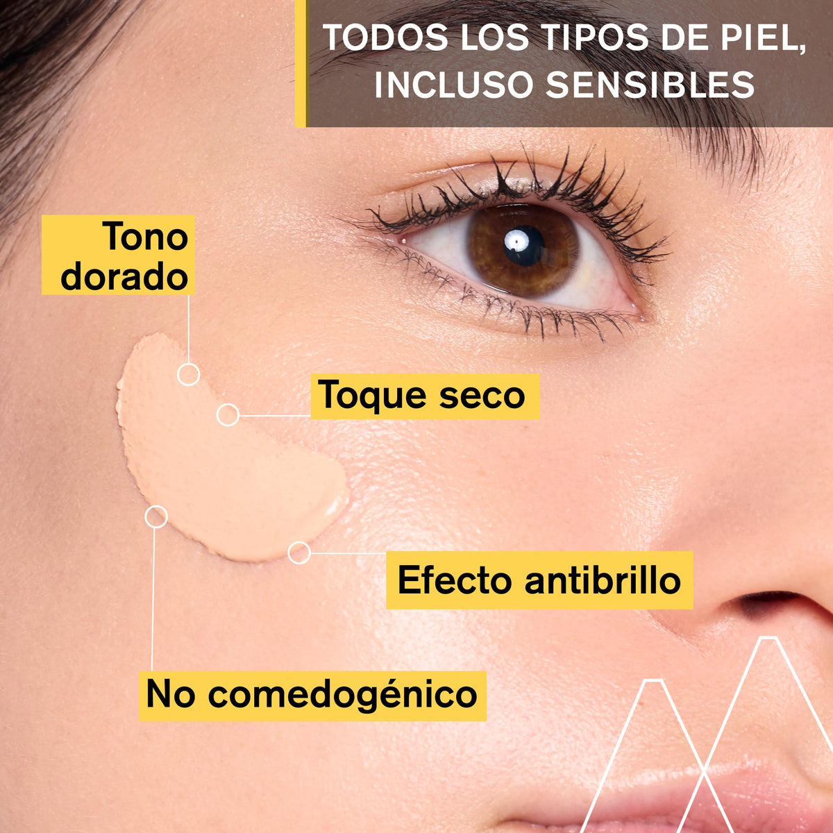 Crema SPF50+ Uriage Dorada Acabado Mate para Mujer
