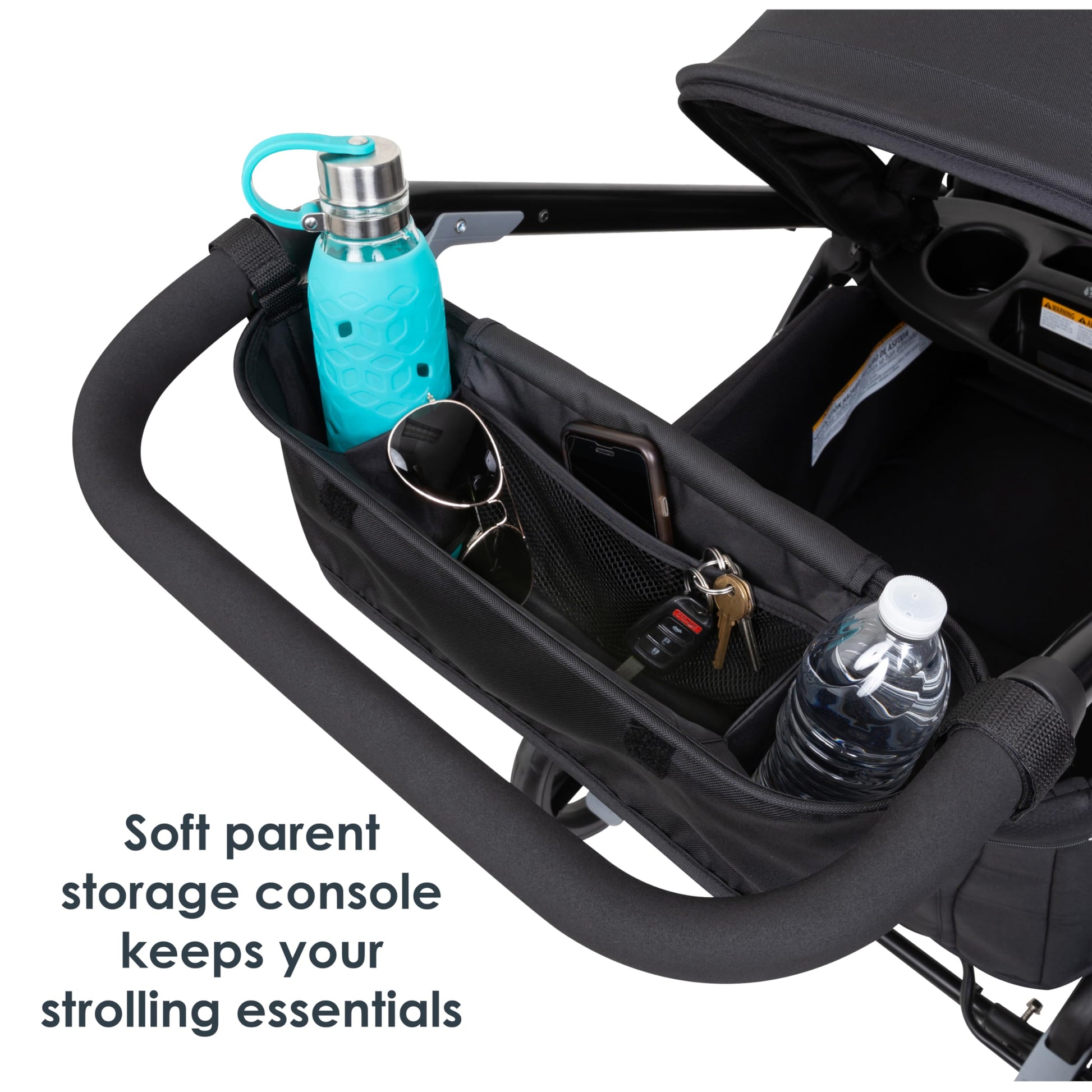 Baby Trend Expedition 2 en 1 Vagón de paseo, Ultra Black