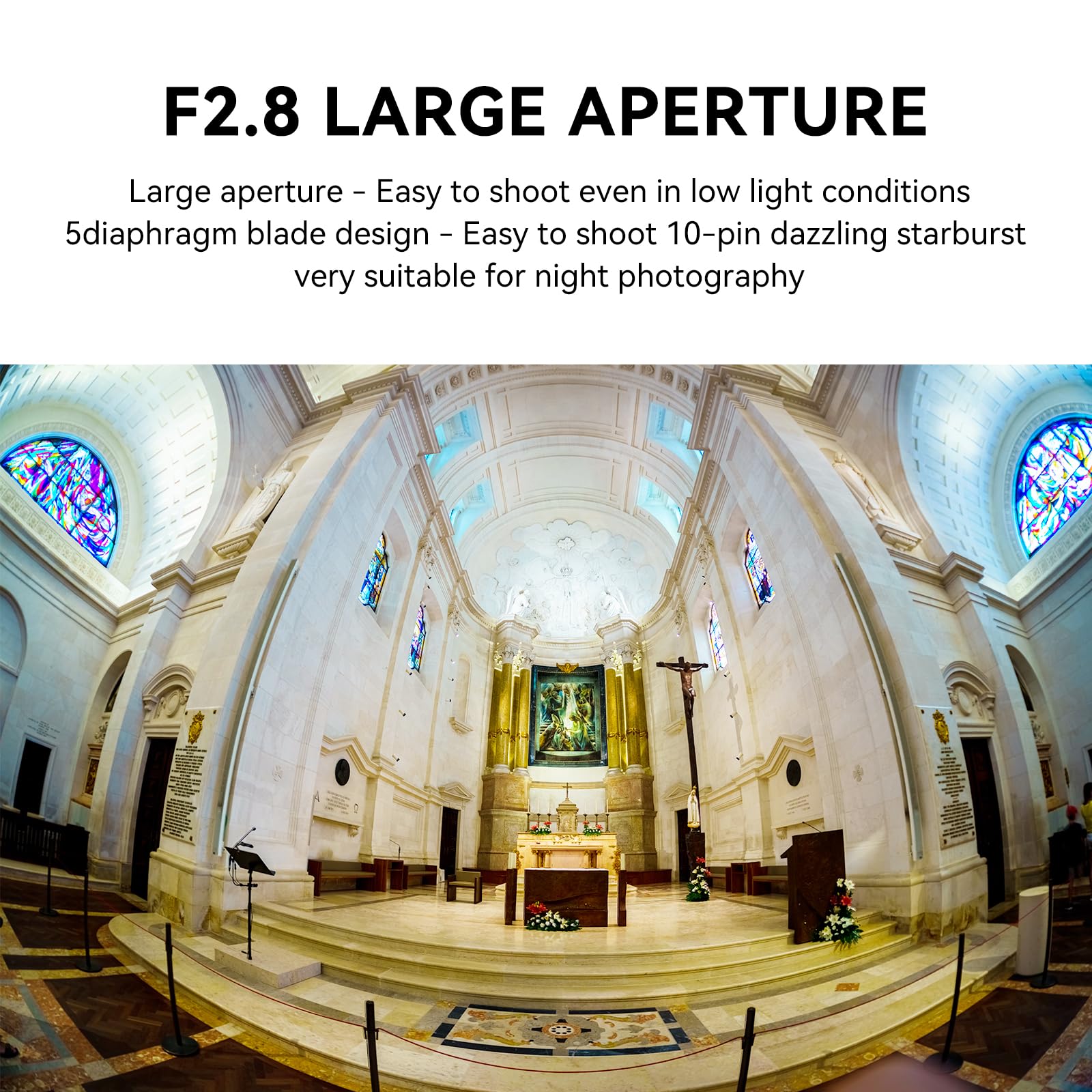 Cámara sin Espejo 7artiss APS-C F2.8 Mark II Ojo de Pez para Panasonic y Olympus M4/3