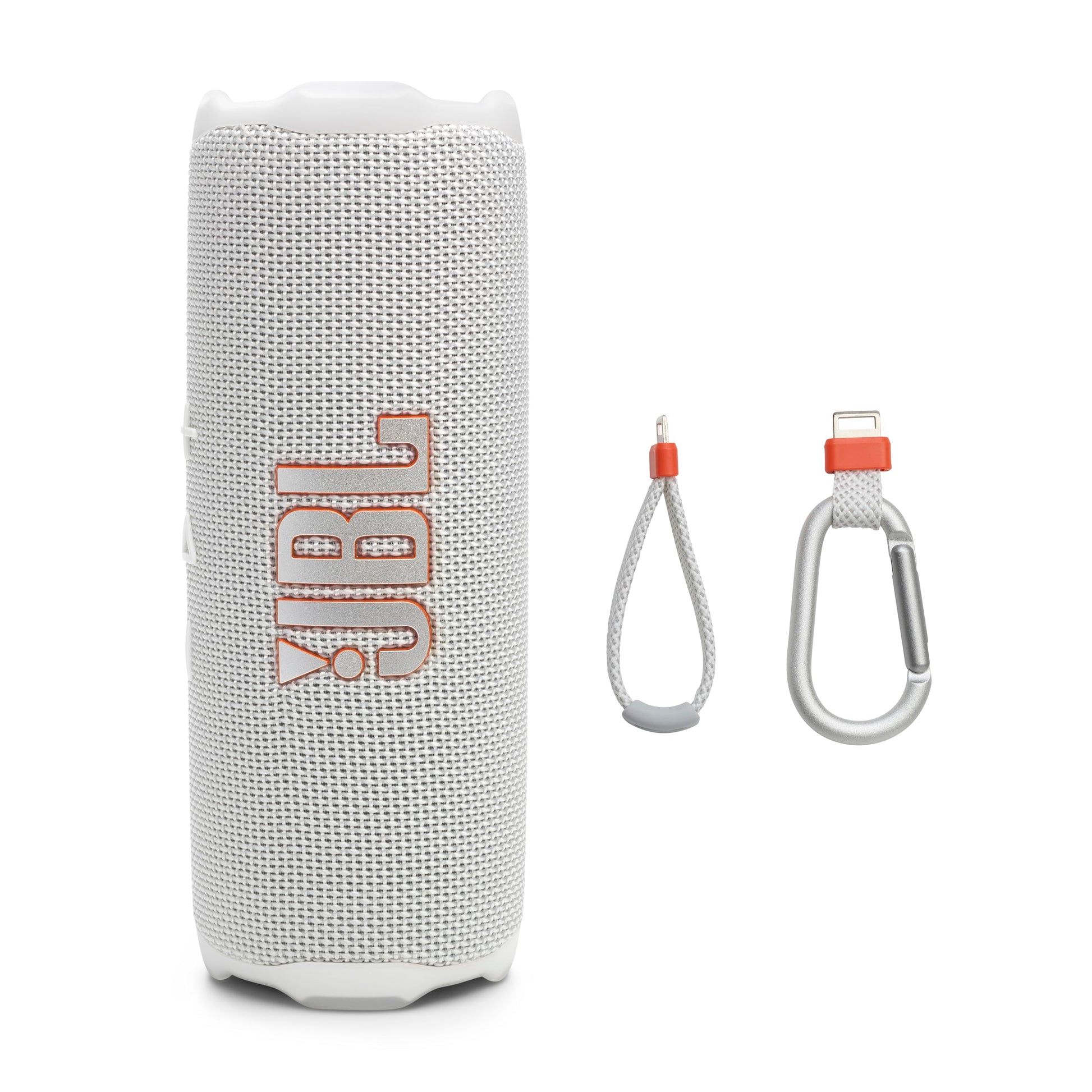 JBL Flip 7 Bocina Portátil Bluetooth, Batería Integrada, Resistente al Agua - Blanco
