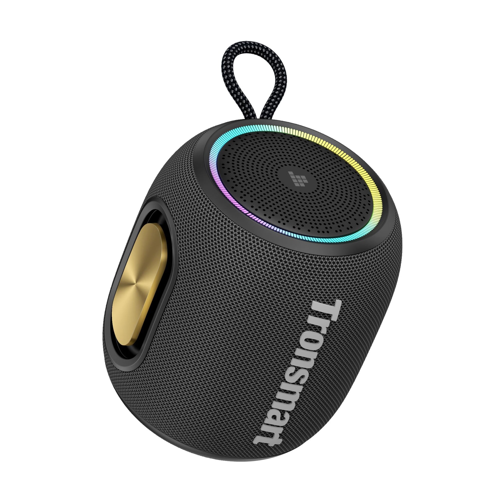 Tronsmart T8 Mini Bocina Bluetooth Portátil, Sonido equilibrado en 360°, IPX7, hasta 20 Horas de batería (Negro)