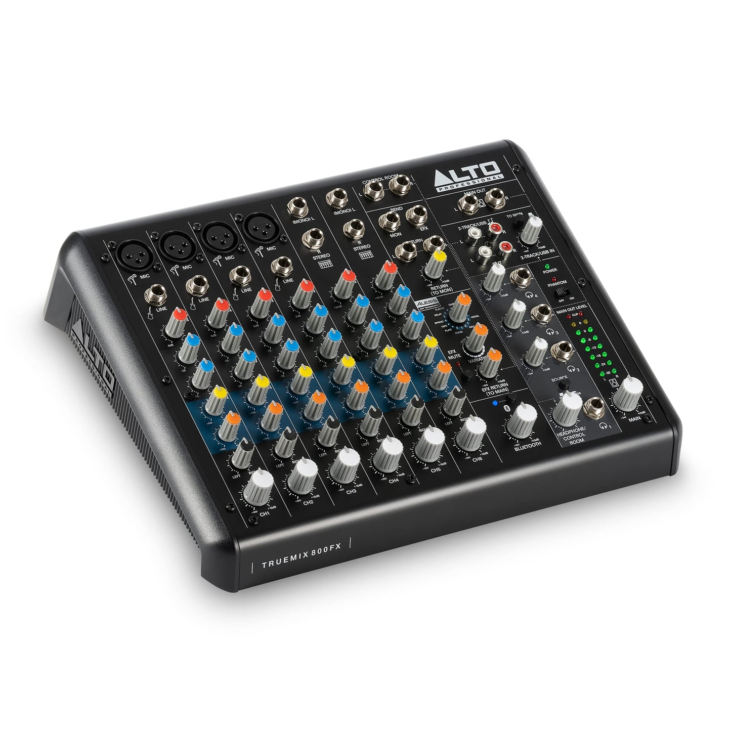 Mezcladora de Audio ALTO TrueMix 800FX Bluetooth para Podcasts y Grabación
