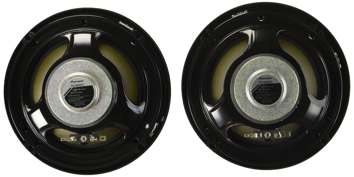 Bocinas para Auto Pioneer 6 1/2 PuLG 280w 2 Conos Ts-g6501