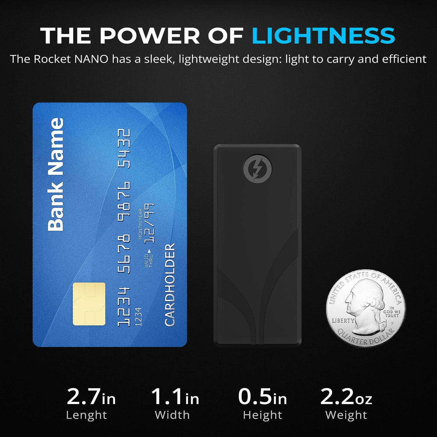 SSD Externo Sabrent Rocket Nano XTRM Plata Velocidades Hasta 2700 MBps