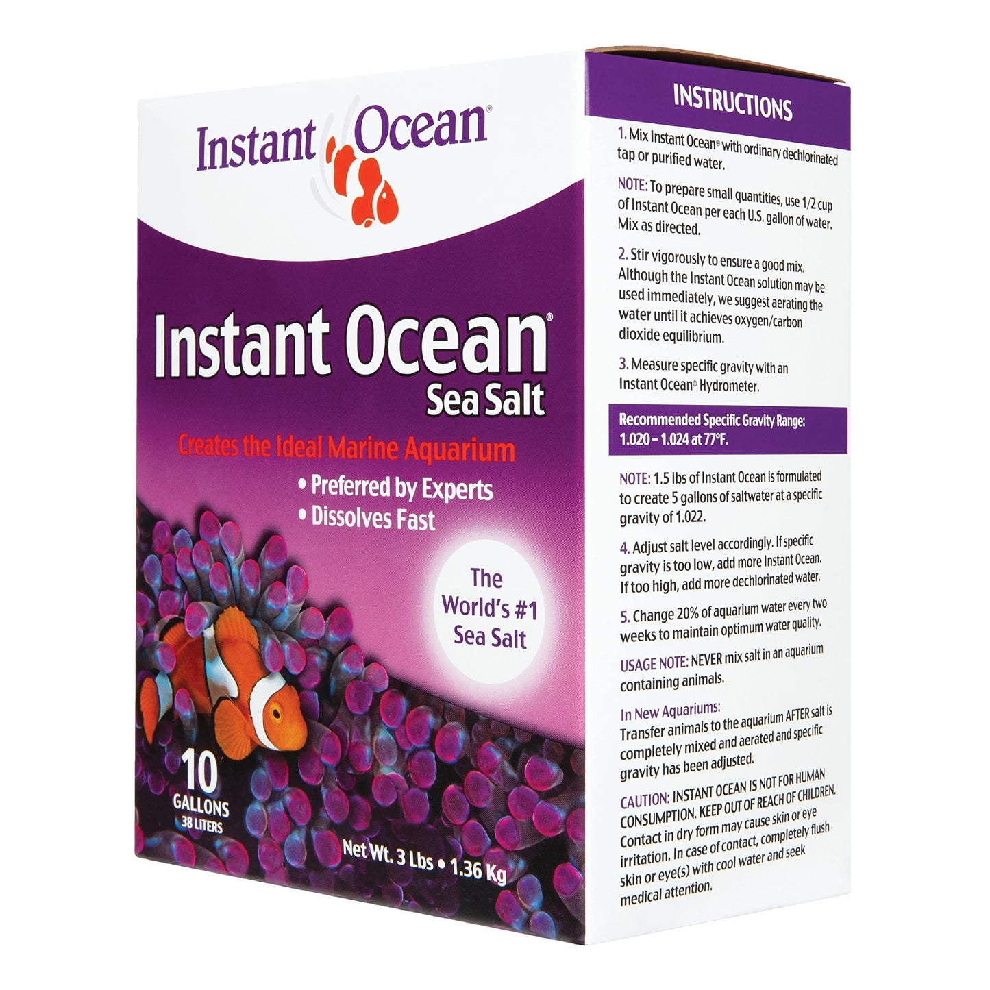 Instant Ocean IOSS15-10 Sal Marina de 10 Gal