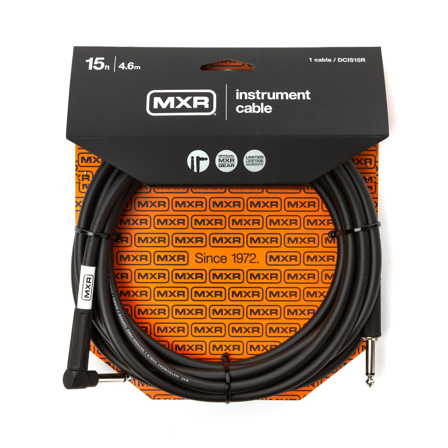 Cable de Instrumento MXR Rojo 15 Pies Estándar