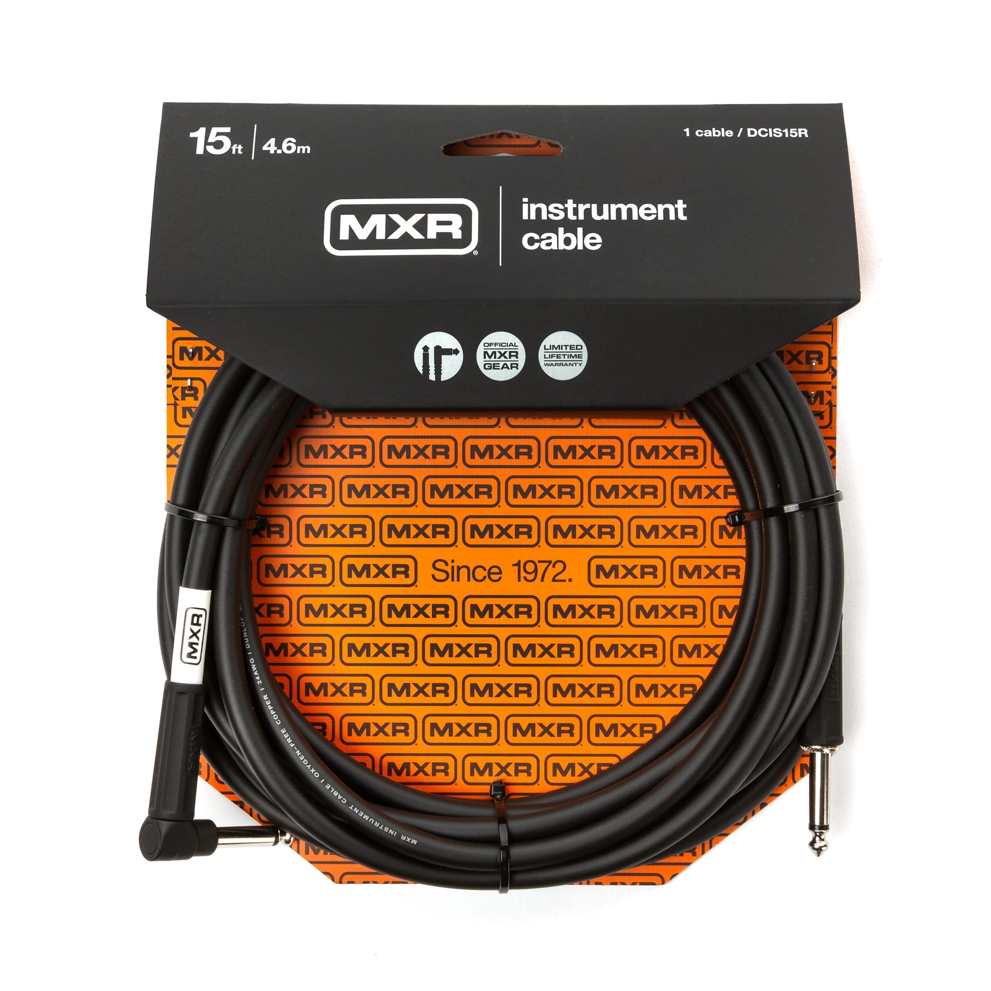 Cable de Instrumento MXR Rojo 15 Pies Estándar