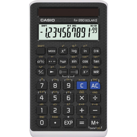 Calculadora Científica Casio FX-260SOLAR11 Azul Solar