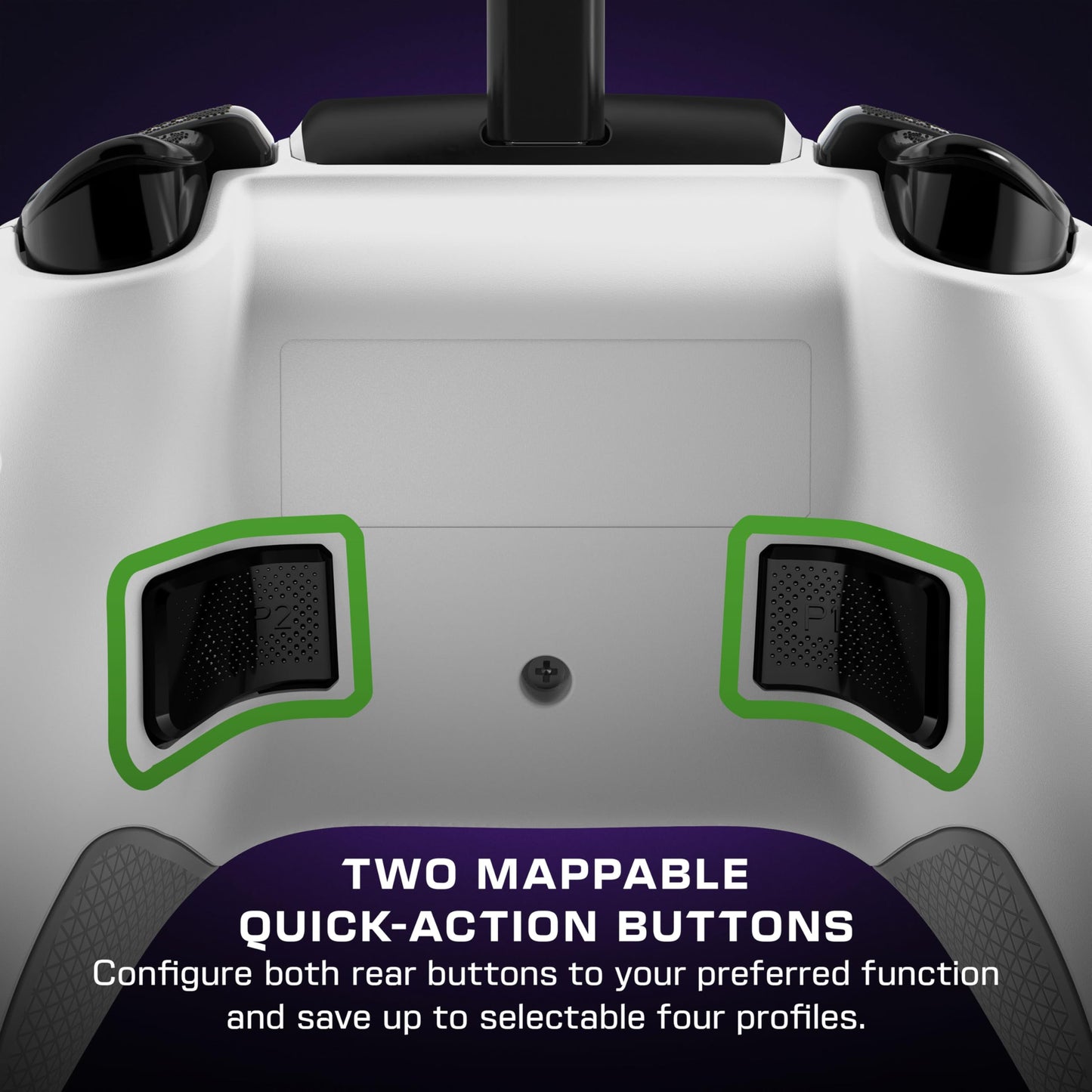 Control Alámbrico Turtle Beach Recon Blanco con Botones Asignables y Mejoras de Audio para Xbox Series X/S, Xbox One y Windows 10