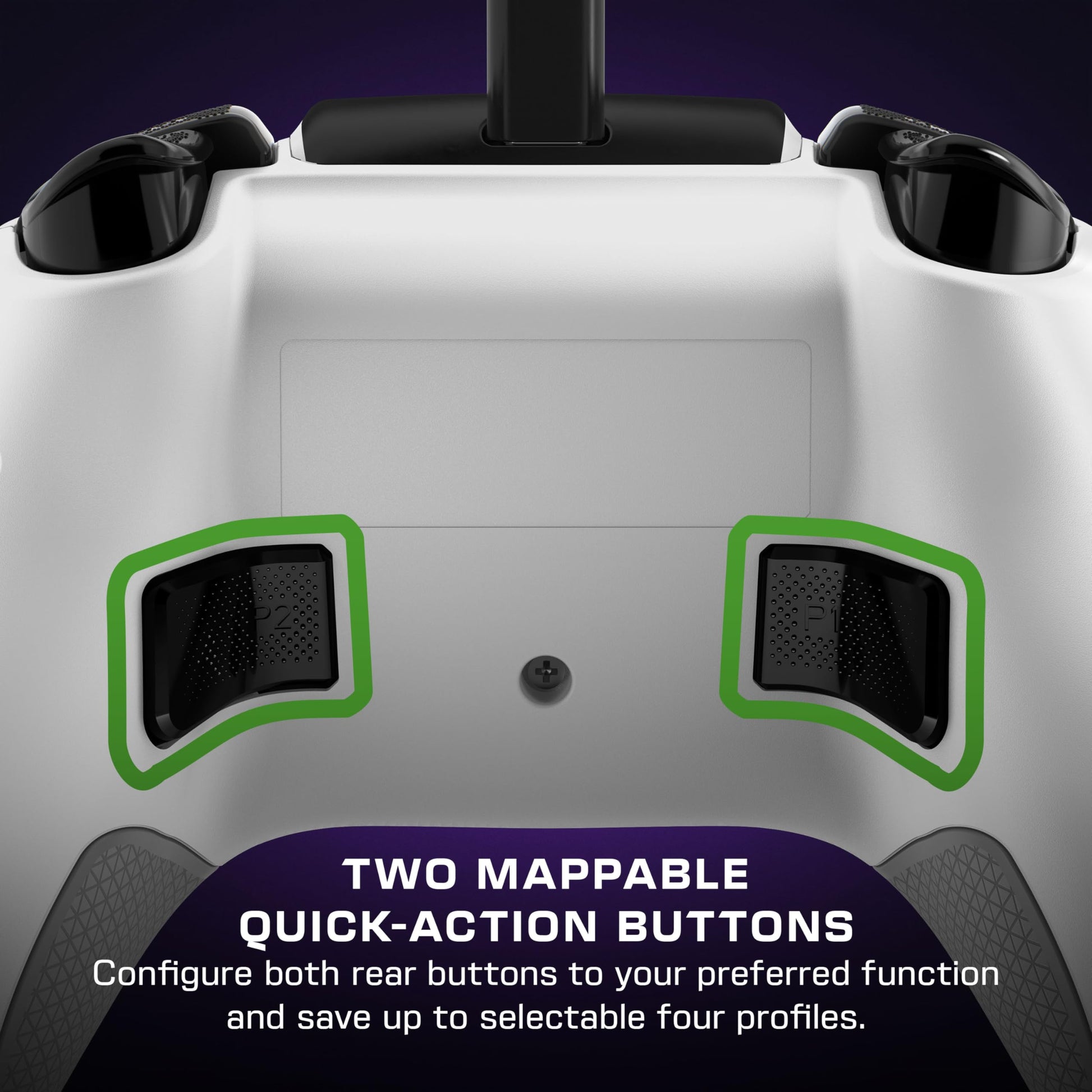 Control Alámbrico Turtle Beach Recon Blanco con Botones Asignables y Mejoras de Audio para Xbox Series X/S, Xbox One y Windows 10