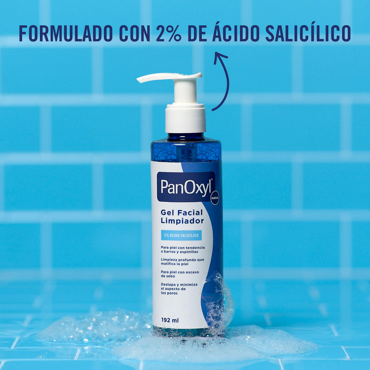 PanOxyl Gel de Limpieza con 2% Ácido Salicílico, 192 ml